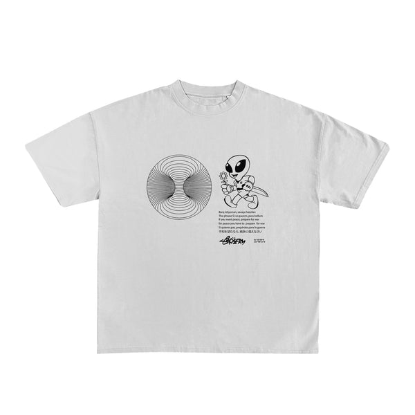 Peace & War T-shirt (white)