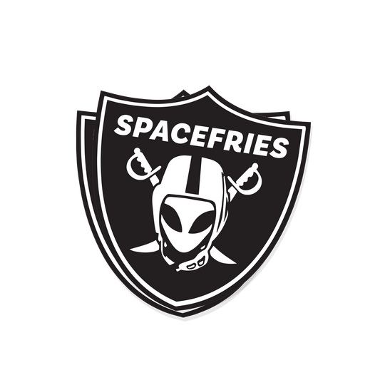 Space Fries Sticker pack (6 stickers)